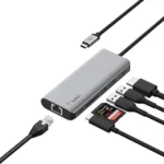 CONNECT USB-C 7in1 Multiport adapter – Grey