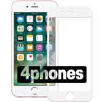 iPhone 8 Plus Full Tempered Glass White