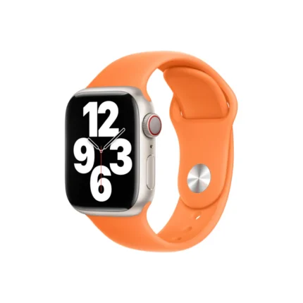Каишка от Apple за Watch 41mm Band Bright Orange Sport Band (SEASONAL 2023 Spring)