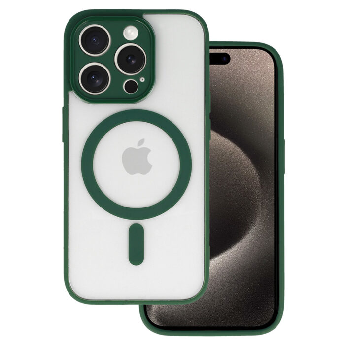 Калъф от Acrylic Color Magsafe Case за Iphone 13 Pro green - Image 1