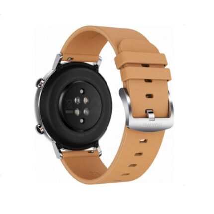 Каишка за часовник  за Huawei Watch GT 2 42mm Leather Strap Khaki