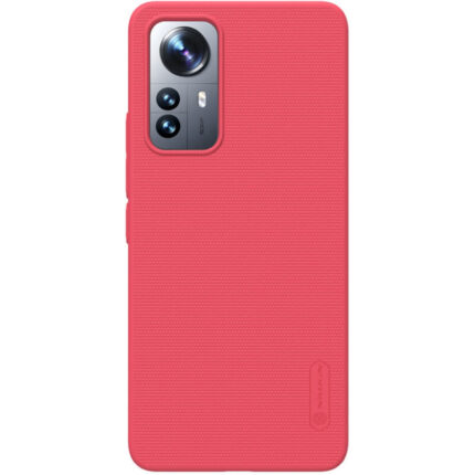 Калъф на Nillkin Super Frosted Shield за Xiaomi 12 Lite 5G - червен