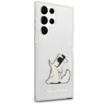 Силиконов Калъф от Karl Lagerfeld  Choupette Eat Case за Samsung Galaxy S22 Ultra - Transparent - Image 2