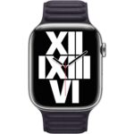 Каишка от Apple за Watch 45mm Band Ink Leather Link - S/M - Image 2