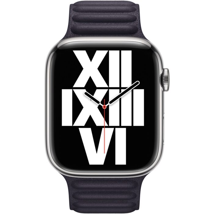 Каишка от Apple за Watch 45mm Band Ink Leather Link - S/M - Image 2