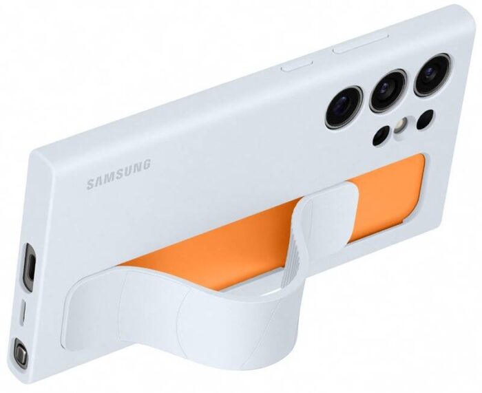 Калъф от Samsung Standing Grip Cover за Galaxy S24 Ultra Light Blue - Image 3