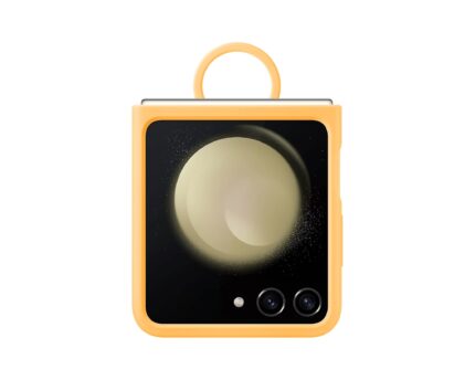 Калъф Samsung Silicone Cover with Ring for Galaxy Z Flip 5 Apricot