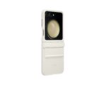 Калъф от Samsung Leather Cover за Galaxy Z Flip 5 Cream - Image 2