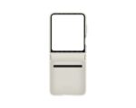 Калъф от Samsung Leather Cover за Galaxy Z Flip 5 Cream - Image 4