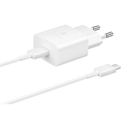 Зарядно EP-T1510XWE Samsung USB-C 15W Travel Charger + USB-C Data Cable W