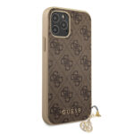 Калъф Guess 4G Charms Cover for iPhone 12/12 Pro 6.1 Brown - Image 4