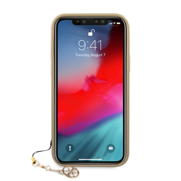 Калъф Guess 4G Charms Cover for iPhone 12/12 Pro 6.1 Brown - Image 6