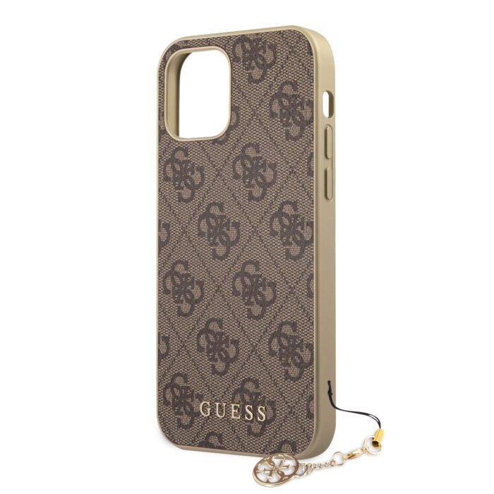 Калъф Guess 4G Charms Cover for iPhone 12/12 Pro 6.1 Brown - Image 7
