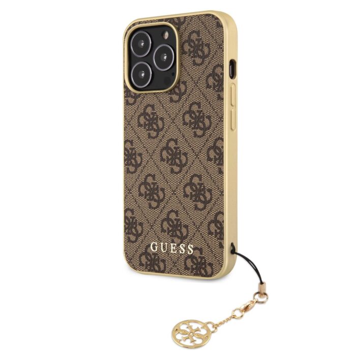 Калъф от Guess 4G Charms Case за iPhone 13 Pro Max Brown - Image 1