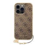 Калъф Guess 4G Charms Case for iPhone 14 Pro Brown - Image 2