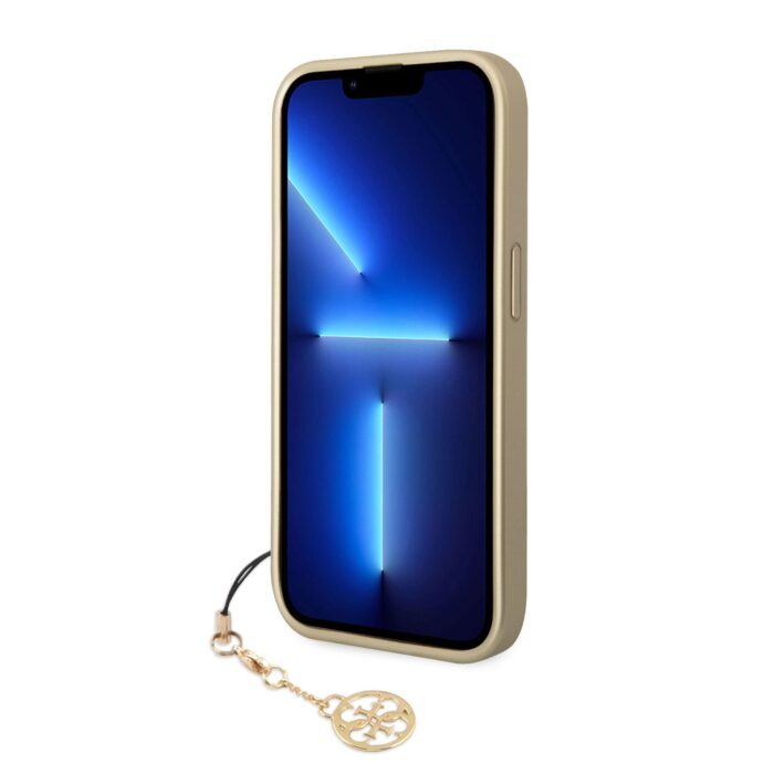 Калъф Guess 4G Charms Case for iPhone 14 Pro Brown - Image 4