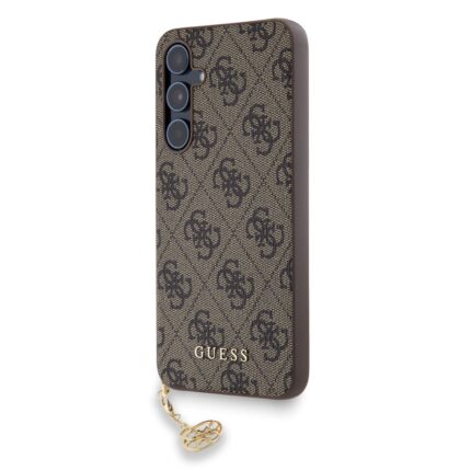 Калъф от Guess case за Samsung Galaxy A55  Brown HC PU 4G with charm