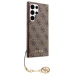 Калъф от Guess 4G Charms Case за Samsung Galaxy S23 Ultra Brown - Image 3