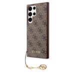Калъф от Guess 4G Charms Case за Samsung Galaxy S23 Ultra Brown