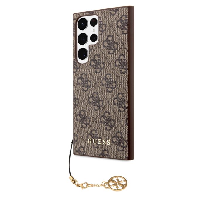 Калъф от Guess 4G Charms Case за Samsung Galaxy S23 Ultra Brown - Image 1