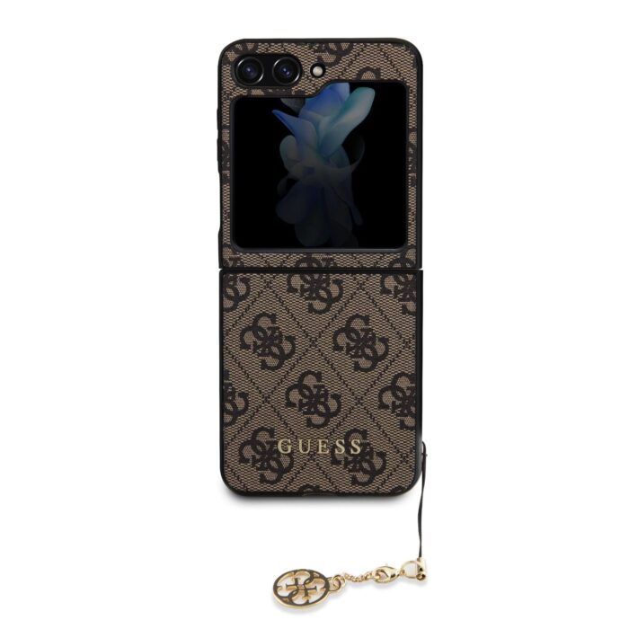 Калъф от Guess 4G Charms Case за Samsung Galaxy Z Flip 5 Brown - Image 2