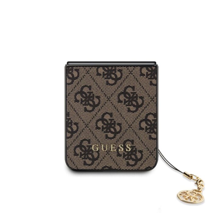 Калъф от Guess 4G Charms Case за Samsung Galaxy Z Flip 5 Brown - Image 5