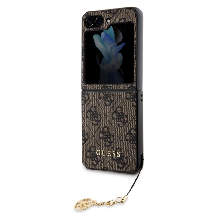 Калъф от Guess 4G Charms Case за Samsung Galaxy Z Flip 5 Brown - Image 6