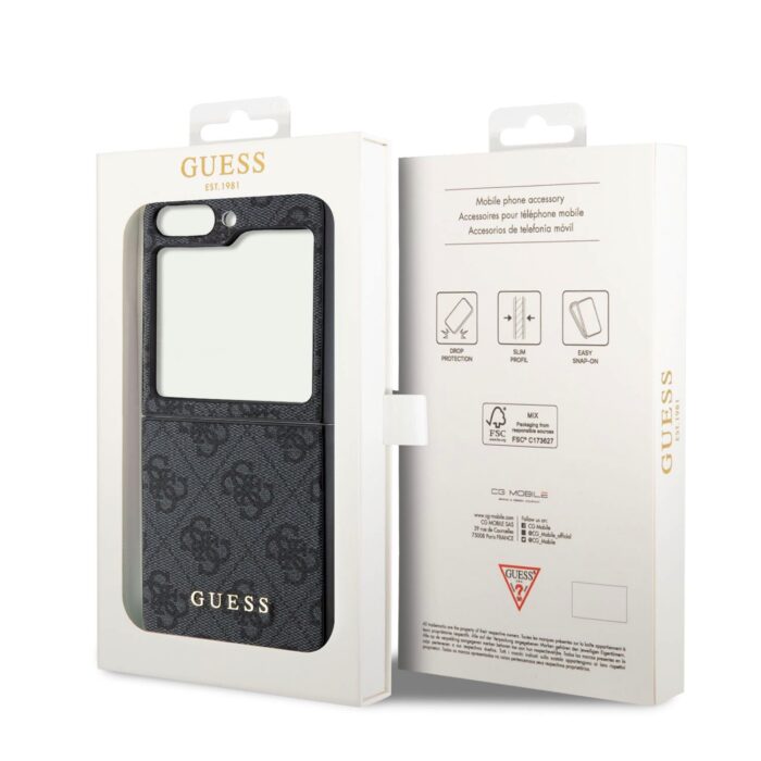 Калъф от Guess 4G Charms Case за Samsung Galaxy Z Flip 5 Grey - Image 8