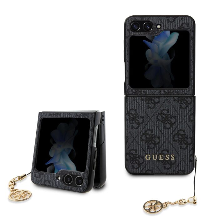 Калъф от Guess 4G Charms Case за Samsung Galaxy Z Flip 5 Grey - Image 1