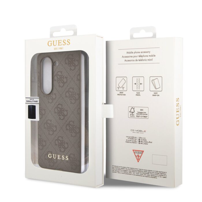Калъф от Guess 4G Charms Case за Samsung Galaxy Z Fold 5 Brown - Image 4