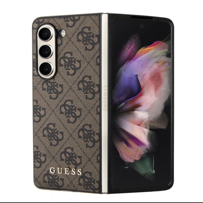 Калъф от Guess 4G Charms Case за Samsung Galaxy Z Fold 5 Brown - Image 1
