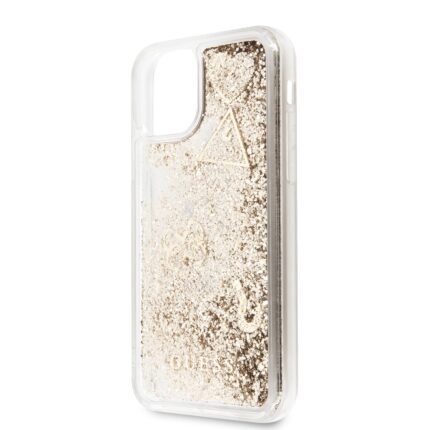 Калъф Guess Glitter Hearts Cover for iPhone 11 Gold