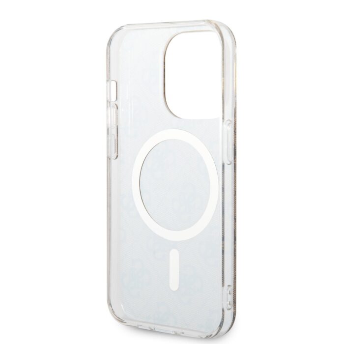 Калъф Guess 4G IML MagSafe Case for iPhone 14 Pro Brown - Image 5