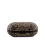 Слушалки Guess True Wireless 4G PU Metal Logo BT5.3 Stereo Earphones Brown - Image 2