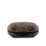 Слушалки Guess True Wireless 4G PU Metal Logo BT5.3 Stereo Earphones Brown - Image 3