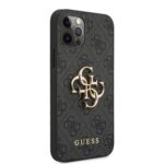 Калъф Guess PU 4G Metal Logo Case за iPhone 12 Pro Max Grey - Image 3