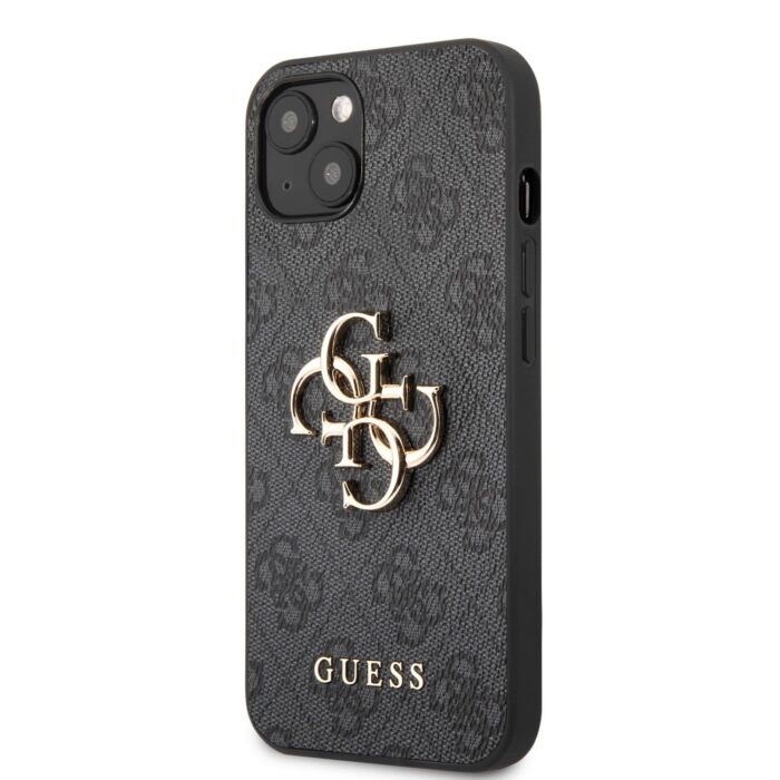 Калъф от Guess PU 4G Metal Logo Case за iPhone 13 Grey - Image 1