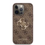 Калъф Guess PU 4G Metal Logo Case for iPhone 13 Pro Brown - Image 2