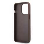 Калъф Guess PU 4G Metal Logo Case for iPhone 13 Pro Brown - Image 5