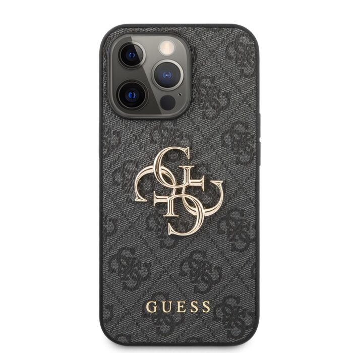 Калъф Guess PU 4G Metal Logo Case for iPhone 13 Pro Max Grey - Image 2