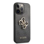 Калъф Guess PU 4G Metal Logo Case for iPhone 13 Pro Max Grey - Image 3