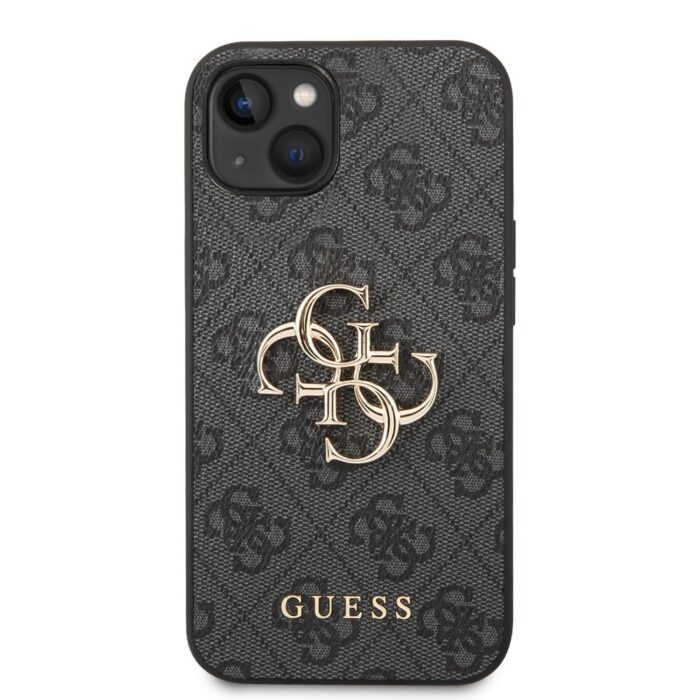 Калъф от Guess PU 4G Metal Logo Case за iPhone 14 Plus Grey - Image 2