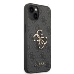 Калъф от Guess PU 4G Metal Logo Case за iPhone 14 Plus Grey - Image 3