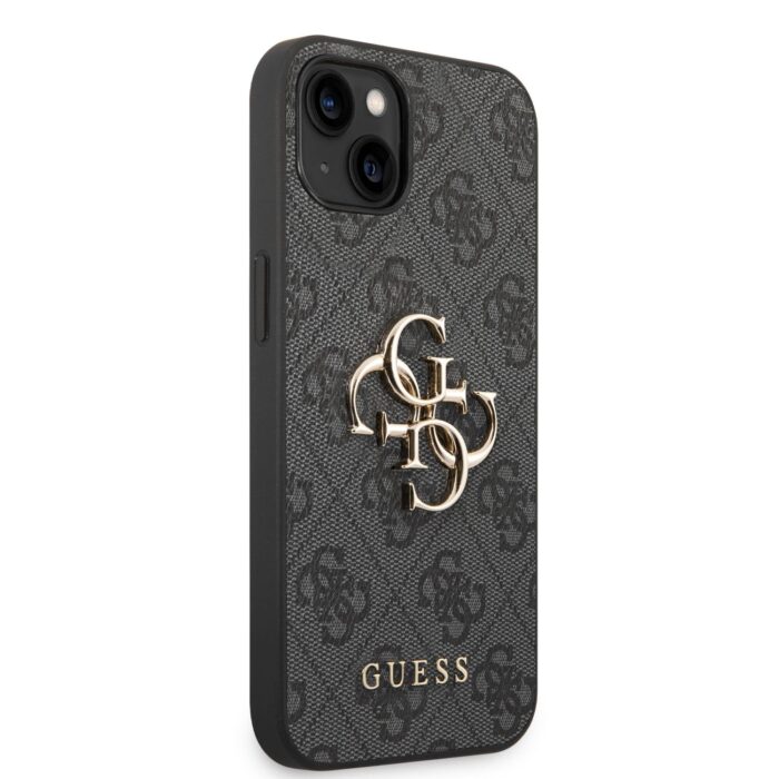 Калъф от Guess PU 4G Metal Logo Case за iPhone 14 Plus Grey - Image 3