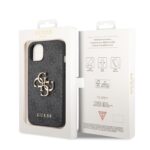 Калъф от Guess PU 4G Metal Logo Case за iPhone 14 Plus Grey - Image 6