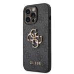 Калъф от Guess PU 4G Metal Logo Case за iPhone 14 Pro Grey