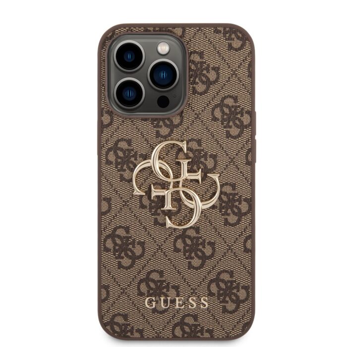 Калъф от Guess PU 4G Metal Logo Case за iPhone 14 Pro Max Brown - Image 2