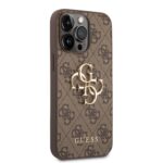 Калъф от Guess PU 4G Metal Logo Case за iPhone 14 Pro Max Brown - Image 3