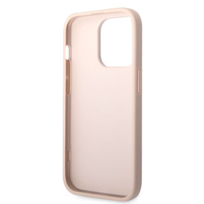 Калъф Guess PU 4G Metal Logo Case for iPhone 14 Pro Pink - Image 5