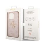 Калъф Guess PU 4G Metal Logo Case for iPhone 14 Pro Pink - Image 6